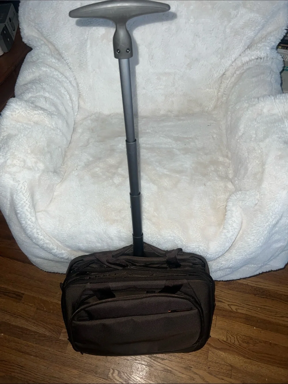 Samsonite Brown Rolling Travel luggage with Telescoping Handle